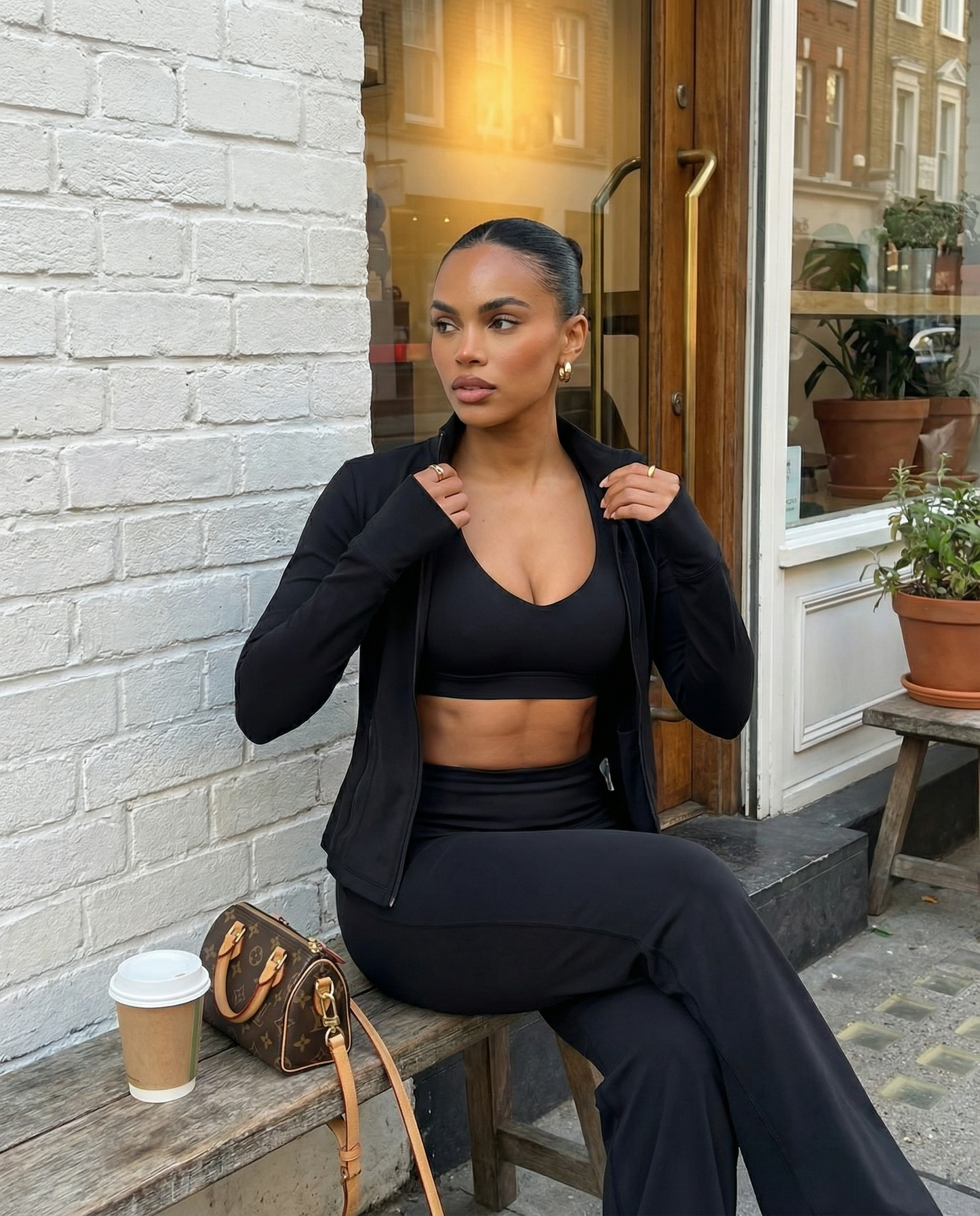 High Waisted Activewear Set | 3-Piece Matching Workout Set for Women