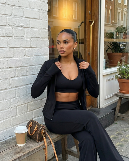 High Waisted Activewear Set | 3-Piece Matching Workout Set for Women