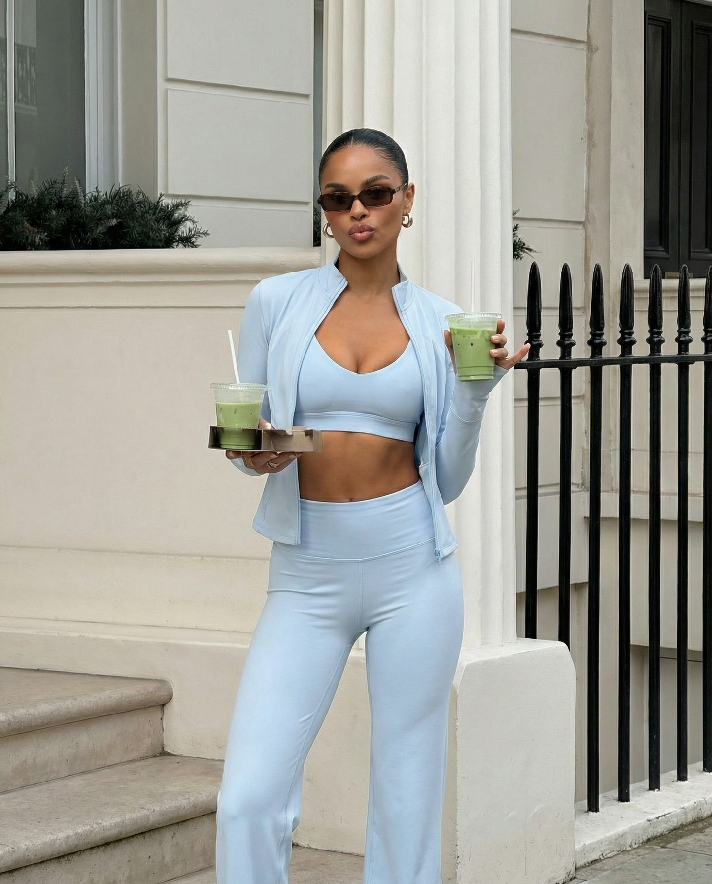 High Waisted Activewear Set | 3-Piece Women's Outfit