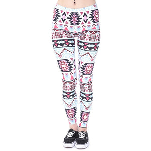 Aztec Round Ombre High Waist Leggings