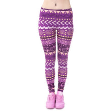 Load image into Gallery viewer, Aztec Round Ombre High Waist Leggings