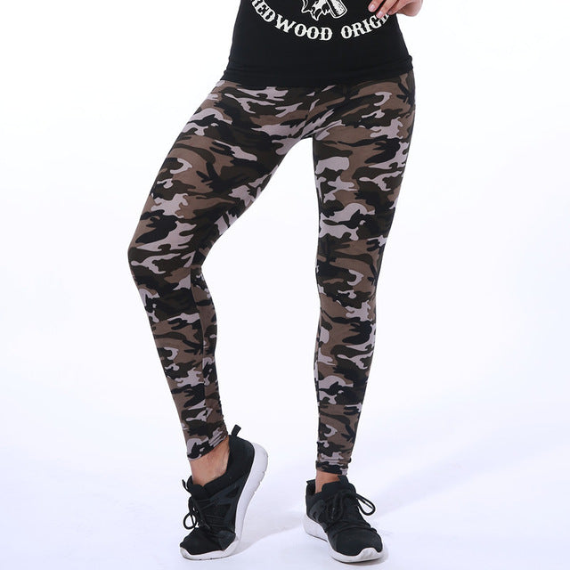 Camouflage Printed Women Leggings